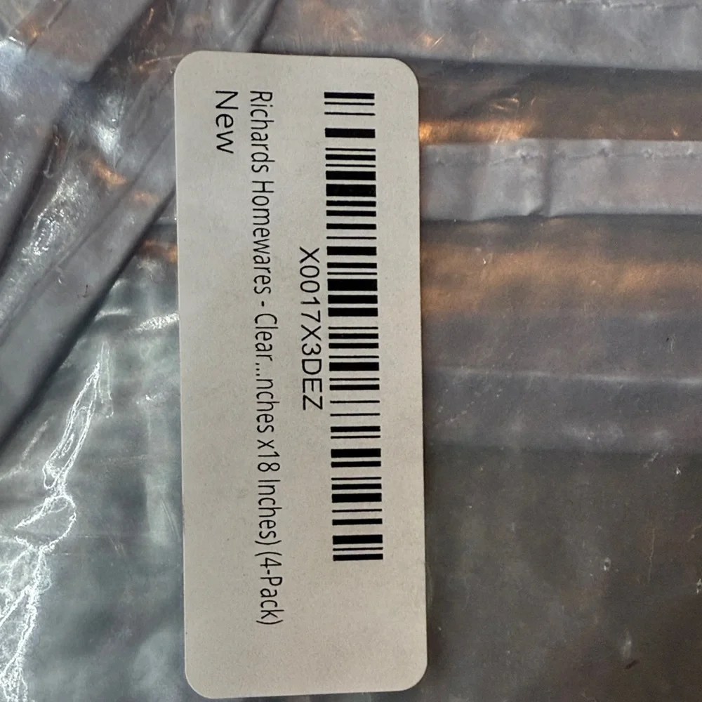 Richards Closet Rod Cover - Clear